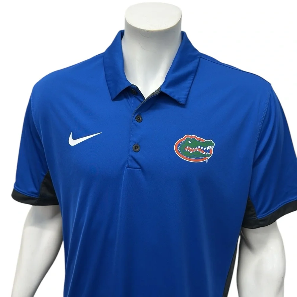 Nike Dri Fit University of Florida Gators New Era Sideline Golf Polo Shirt XL